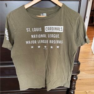 New Era Olive St. Louis Cardinals Tee